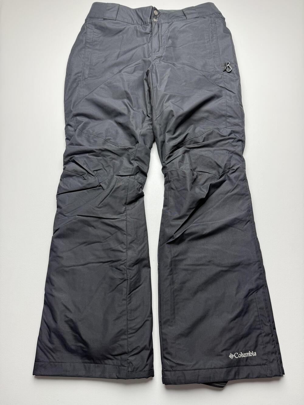 Columbia Snow Pants Mens Medium Black Omni-Tech Waterproof Insulated Ski Winter